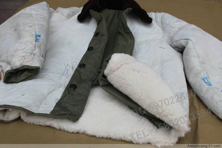 Cold-proof sheepskin inner bile padded cotton pants warm clothing sheepskin suit leather clothing cold-proof warm cotton clothing