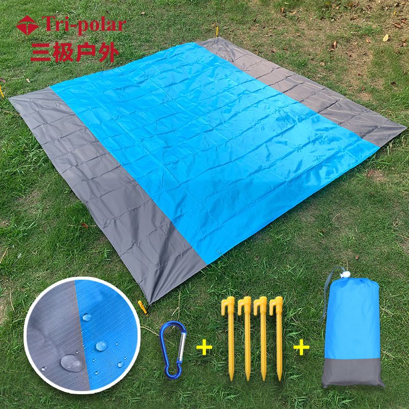 Moisture-proof mat light outdoor camping waterproof pad pocket folding portable lawn beach mat picnic mat