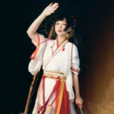 Аренда традиционных китайских костюмов, юбки по талии, богов в китайском стиле и художественного фестиваля девочек, проката одежды Douyin Photo Performance