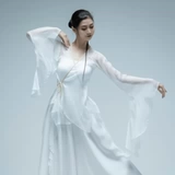 Классическая этническая длинная шифоновая спортивная одежда, для выступлений