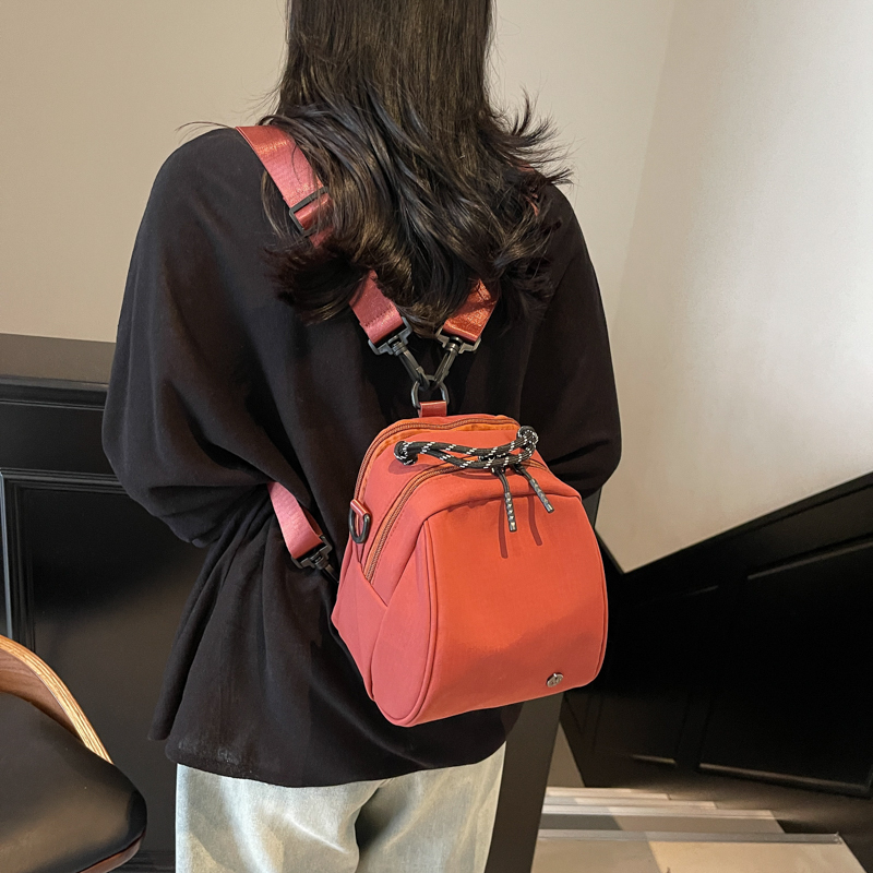 Multi-Purpose Nylon Mini Backpack, Lightweight Dopamine Phone Small Backpack, Large-Capacity Shoulder Bag