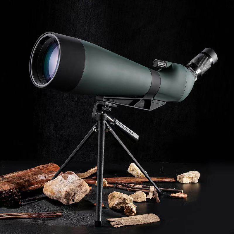 25-75 times change times 100 Large caliber single cylinder Professional adult watching bird viewing target mirror high-definition high-times mobile phone photo
