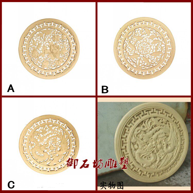 Sandstone Relief Background Wall Mural Pendant Sculpture Glass Fiber Roman column Decorative Interior Water Spray Flowers Open Rich
