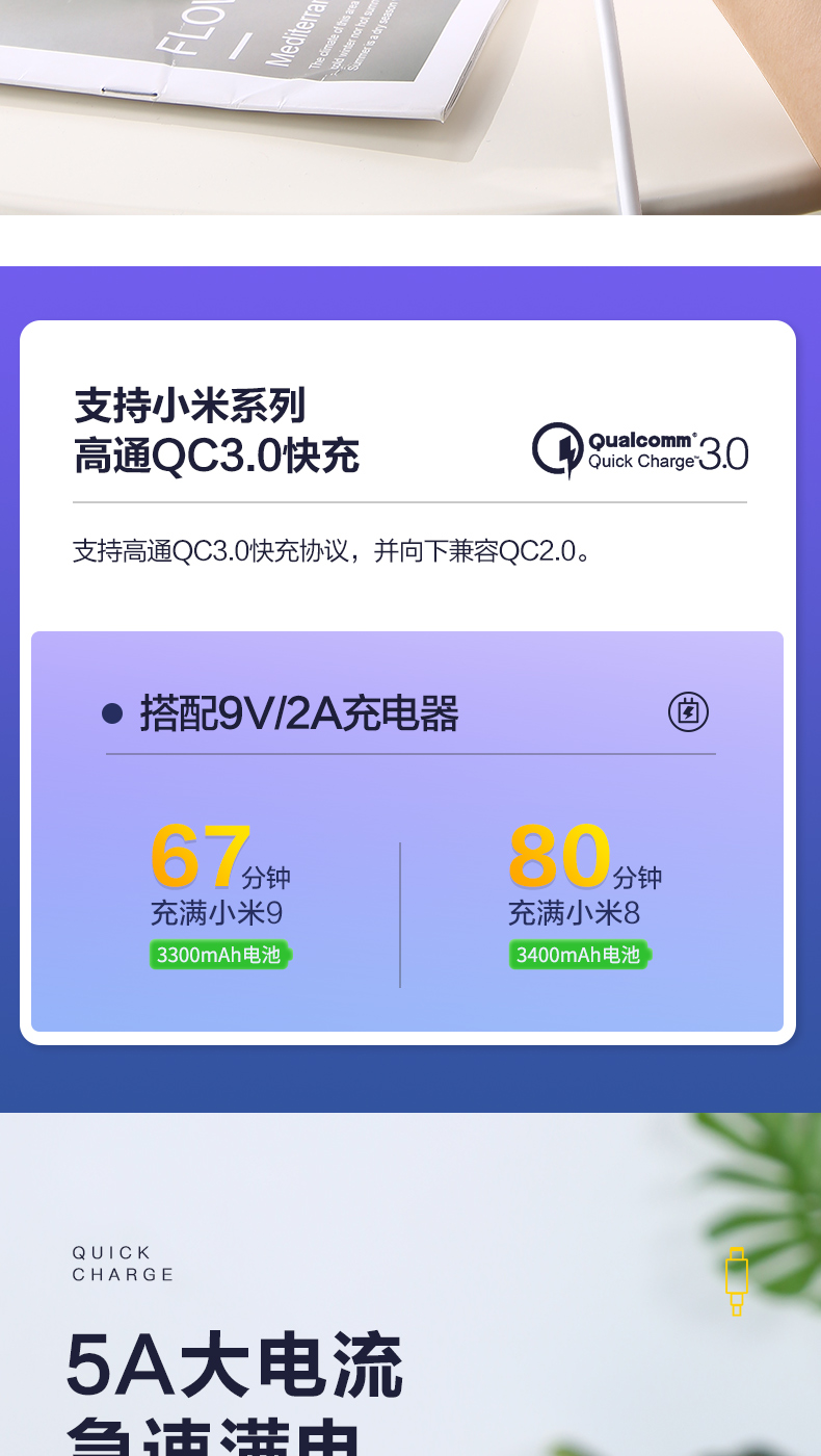 5A超级快充 1米 闪魔 type-c快充数据线 券后10.8元包邮 买手党-买手聚集的地方