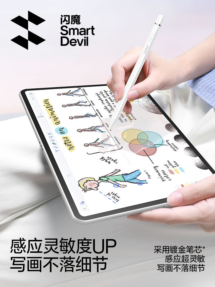 Flash Magic Compatible Oppo Pencil Stylus Tablet Capacitive Pen Pad4 Pro3 Oneplus Handwriting Pen Air2 Alternative Realme X Universal Plug-In Android Touch Screen Computer Mobile Phone Touch Screen Pen