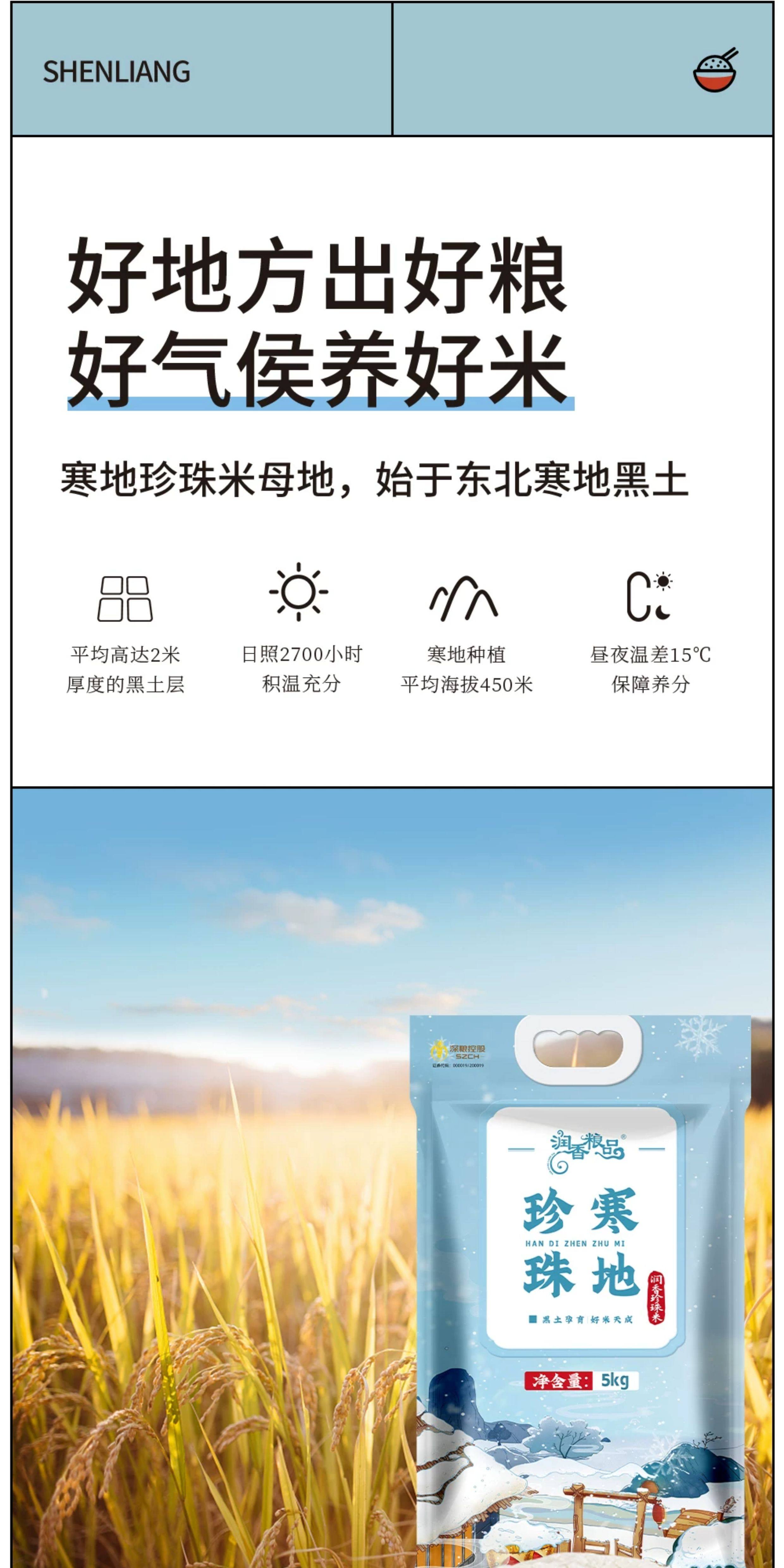 安享好物 安享C级粳米-润香粮品珍珠米寒地大米 国标 