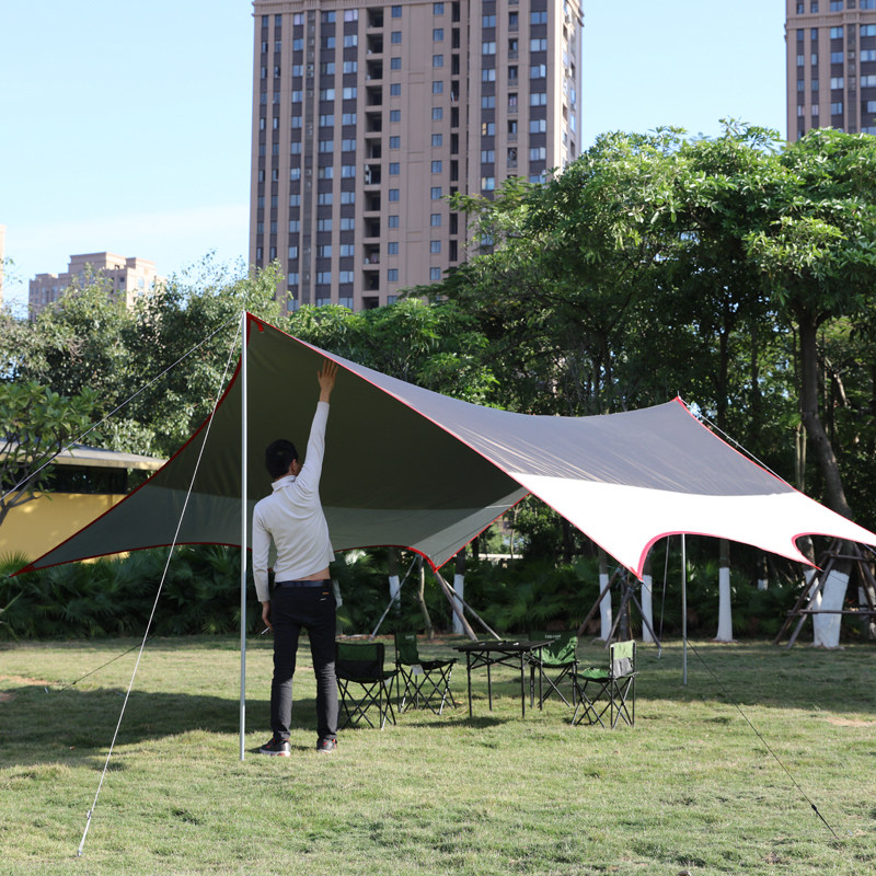 Outdoor Habi big sky screen tent sunscreen waterproof and waterproof sun-shading on-board coated silicon camping beach equipped with self-driving tours
