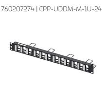 CommScope Category 6 Gigabit 24-port COMMSCOPE CPP-UDDM-M-1U-24P CAT6 network patch panel