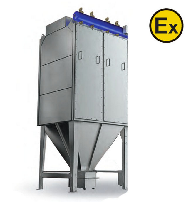 Ni's Man Import Explosion Protection Dust Removal System Cylinder Filter Welding Smoke Purifier Dust Collector