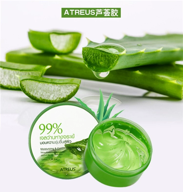 Thái atreus mangosteen lô hội gel gel hydrat mụn trứng cá sau khi sửa chữa cháy nắng kem mặt nạ dưỡng trắng da