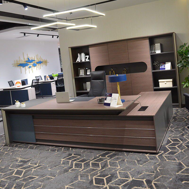 Fashion boss Table Modern Desk 3 m Composition New Chinese Grand Bandstand Single President Manager Office furniture