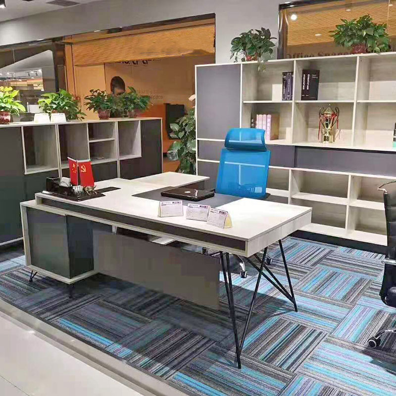 Industrial Wind Boss Desk Modern Simple Single General Manager Office Desk Table Chair Combination Loft Furniture