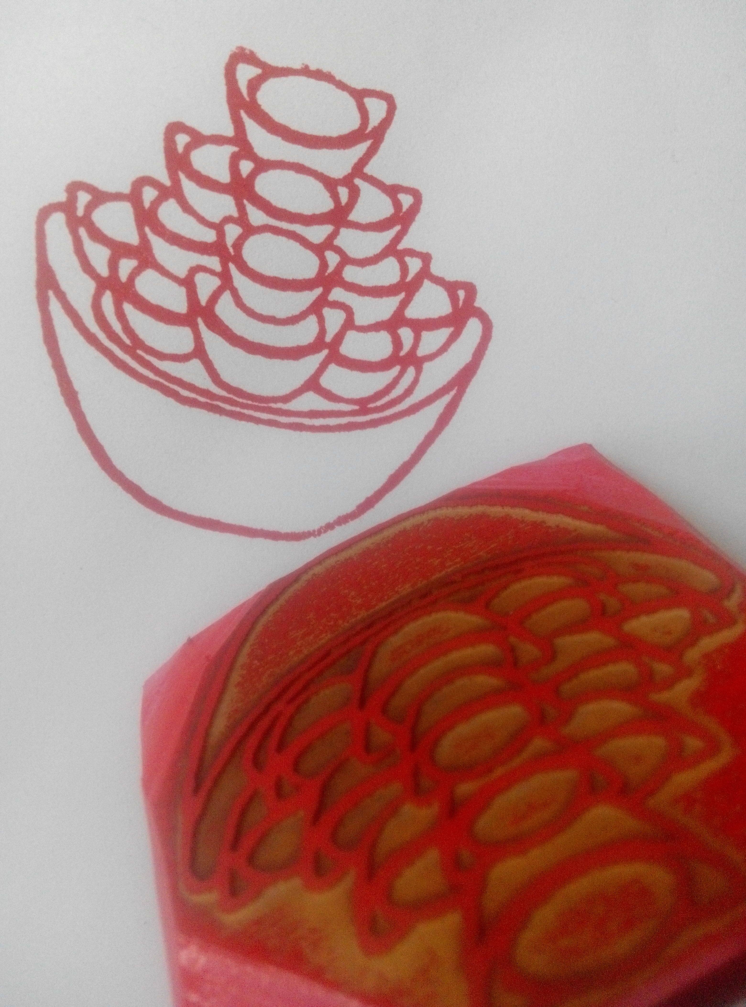 Ruyi auspicious ingot stamp rubber material Buddha chant stamp lotus birthday stamp