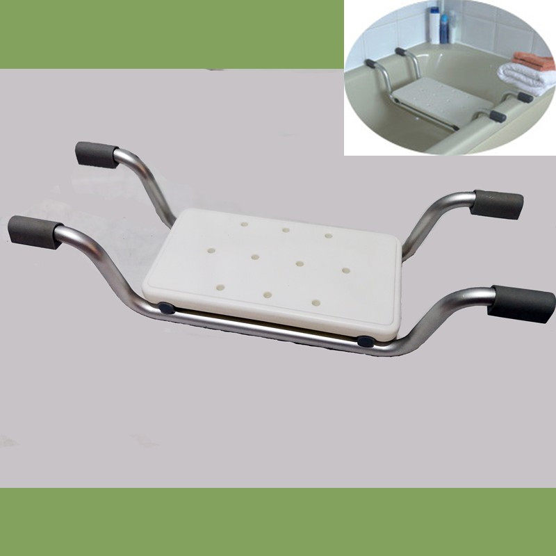 Bathtub sitting plate bathroom reinforced bath plate aluminum alloy bath stool shower chair old man flush stool non-slip body