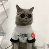 Tide Brand Pet Dog Одежда кот осенью и зимой, модный бренд британский короткий голубая кошка Biemi Bel Mei Xuenari маленькая и средняя собака