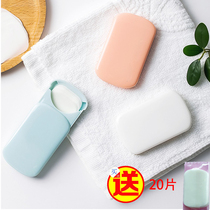 Disposable soap tablets disinfectant antibacterial travel travel soap tablets paper portable mini childrens 520 gift