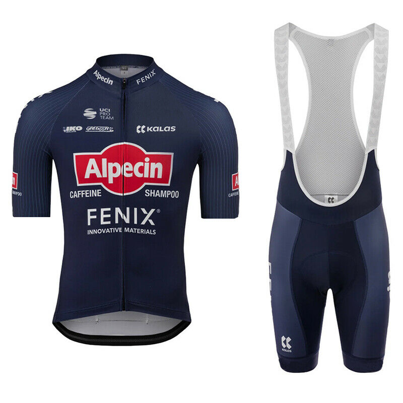 2021 new AlpecinFENIX bicycle mountain bike short-sleeved and bib shorts set summer cycling clothing