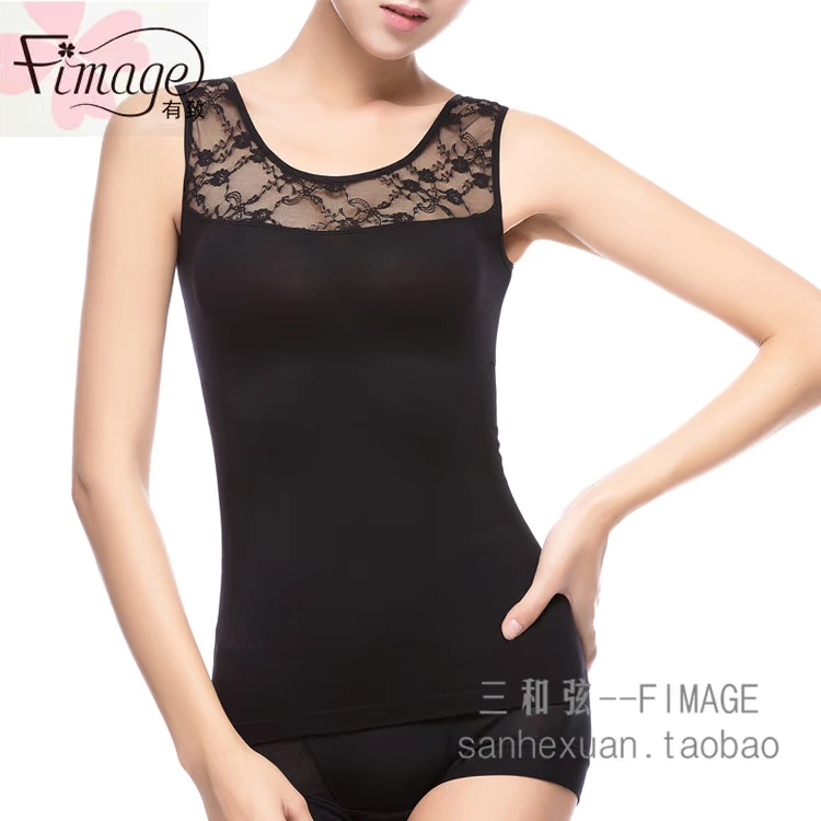 Mùa xuân và mùa hè mỏng phần cơ thể điêu khắc vest ren khâu bụng chặt chẽ áo vest thoáng khí corset phụ nữ đồ lót