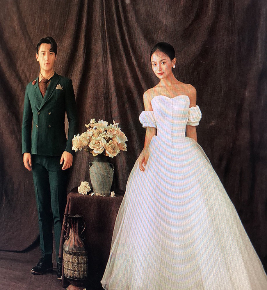 Ancient one new black curtain cloth photo Painting wedding photography cotton cloth Taobao children's hand-painted oil painting background