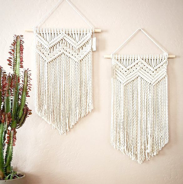 Dệt tay rèm boho tua tấm thảm treo tường phòng khách trang trí tường thiết kế mới DIY gốc tấm vải treo tường