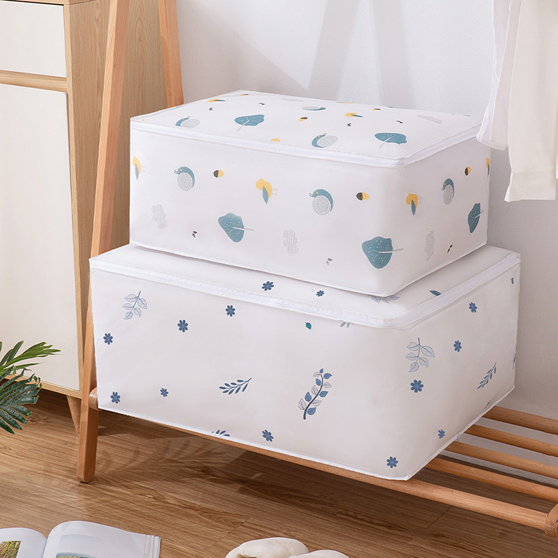 Quilt Storage Bag Quilt Bag Seasonal Clothes Arrangement Big Bag Household Oversized Moisture-proof Moving Luggage Packing Bag