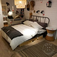 IKEA mua giường đôi nước giường giường sắt KOPARDAL Kepa Đà rèn giường sắt giường IKEA - Giường giường gỗ 1m2