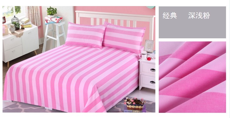 Vải cotton thô cũ ba mảnh vải lanh vỏ gối dày gấp đôi 1,5m1,8m giường không đủ khả năng bóng - Khăn trải giường khăn trải giường