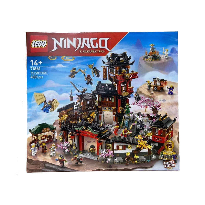 Lego Ninjago Series 71861 15Th Anniversary Edition First Generation Ninja Village Building Blocks for Boys and Girls