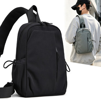 Outdoor sports waterproof nylon large capacity lightweight chest bag