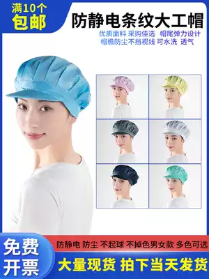 An Yijia anti-static dust-free hat big work hat female worker hat dust-free clean room work hat