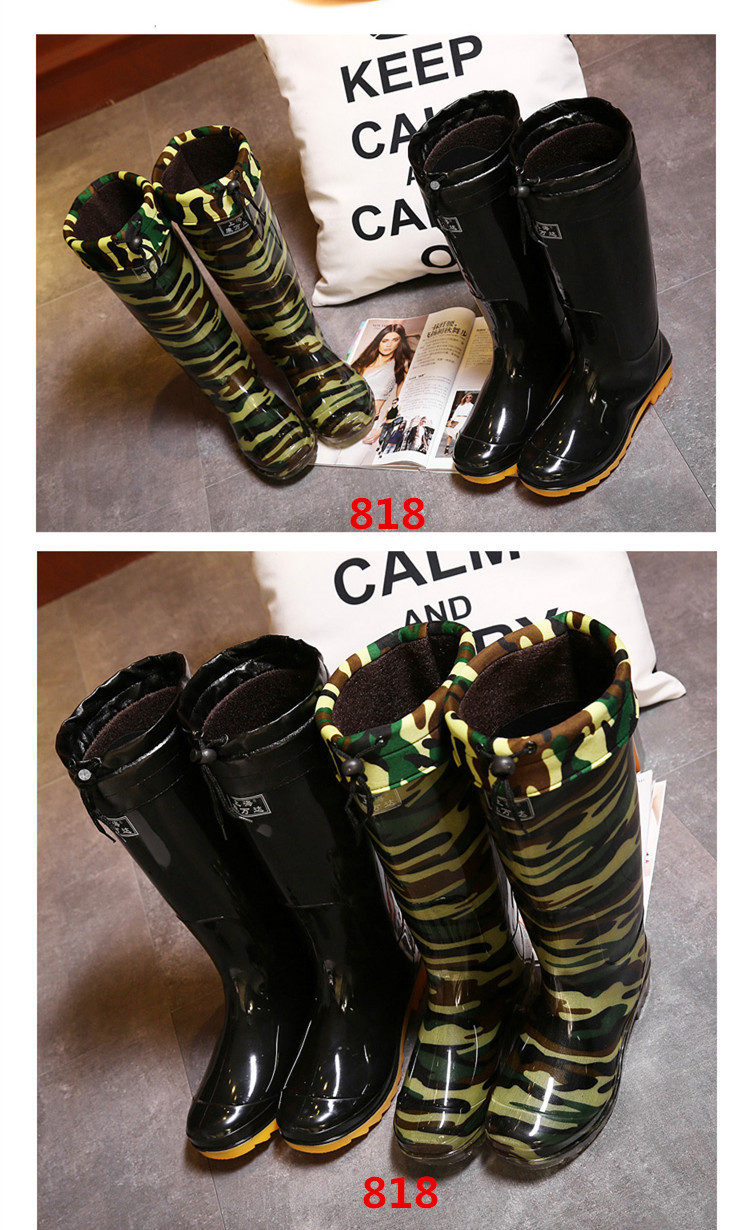 Chaussures - bottes caoutchouc homme pour hiver - semelle tendon - Ref 961639 Image 25