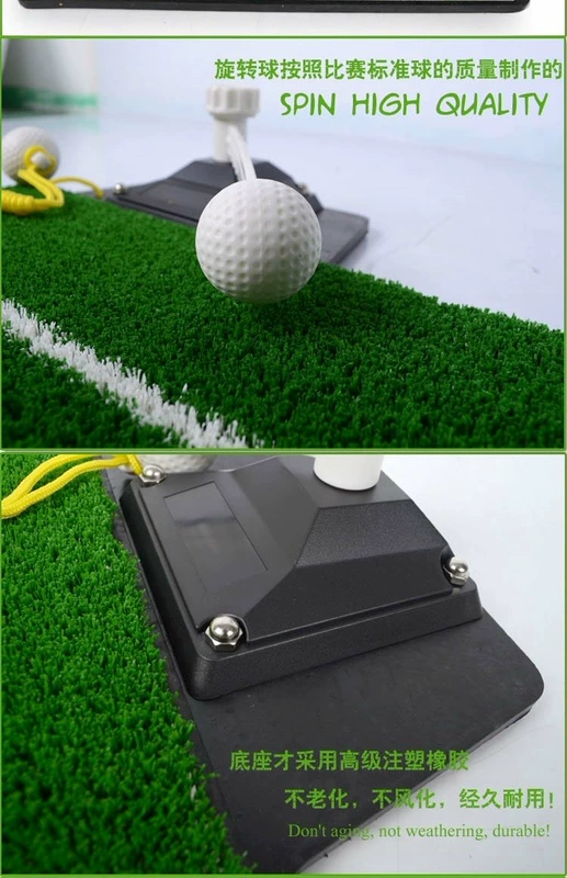 Authentic sân tập golf trong nhà Swing Trainer Golf Mat Gửi Xoay Rod