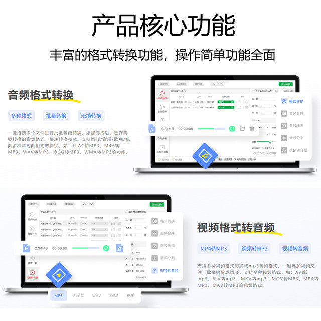 Lightning Audio Format Converter Membership Computer Music Format Conversion Software Car USB Flash Drive Flac to Mp3