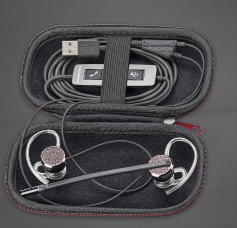 Plantronics Blackwire C435-M USB Softphone Headset, Ear-Hook Style, Dual-Ear Computer Headset