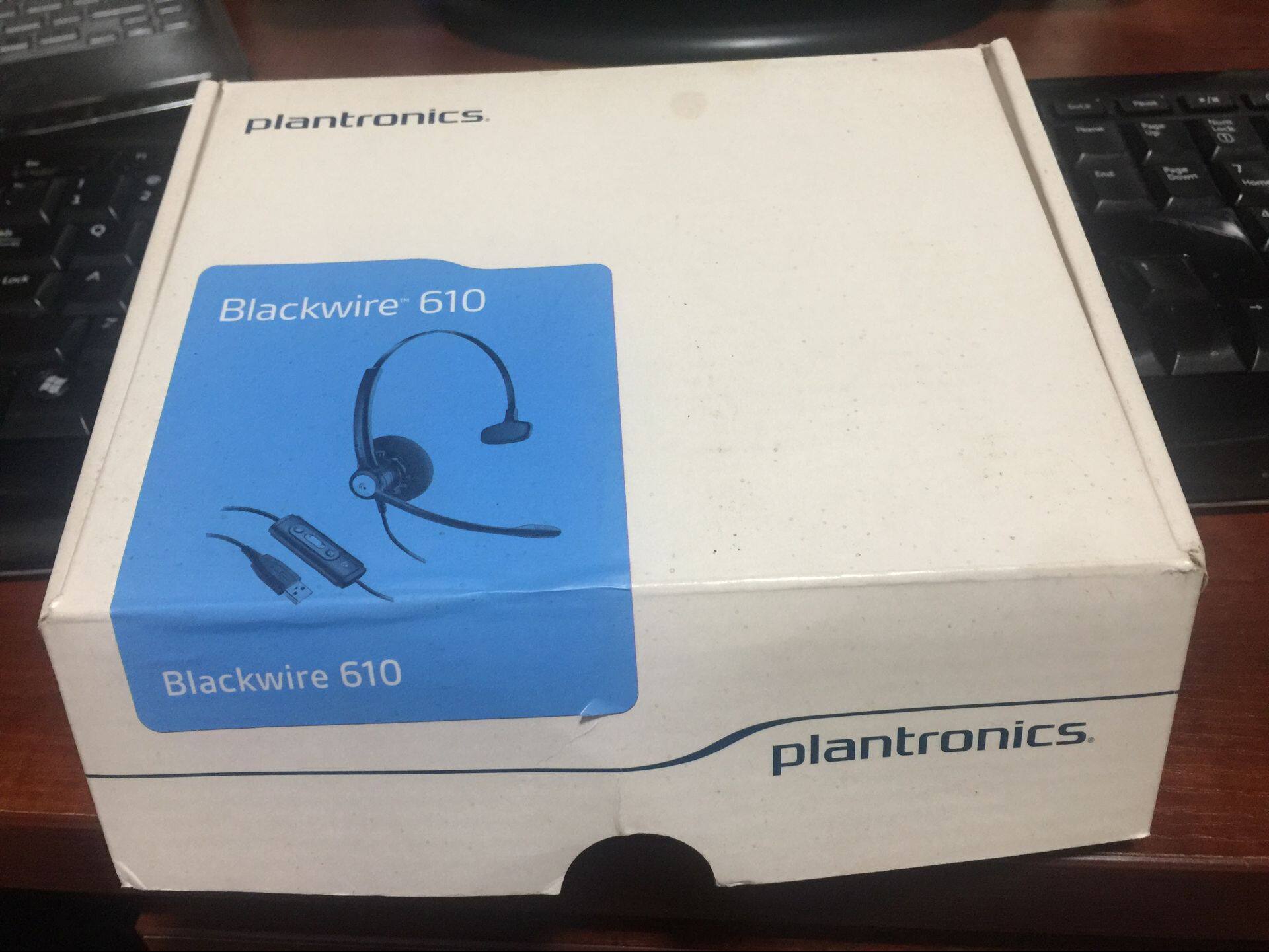 Plantronics Blackwire C610 USB soft phone USB computer headset phone single ear headset