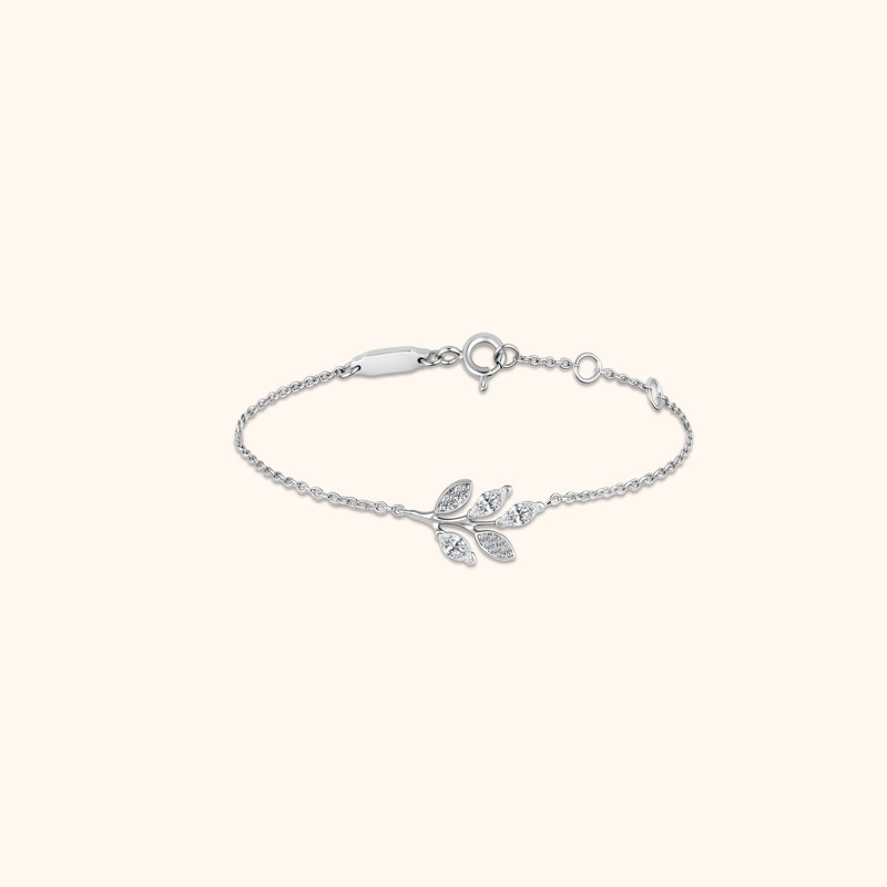 Karama Dream 18K Gold Paloma Picasso Olive Leaf Bracelet, Light Luxury, Versatile and Fashionable, a Gift for Your Loved One