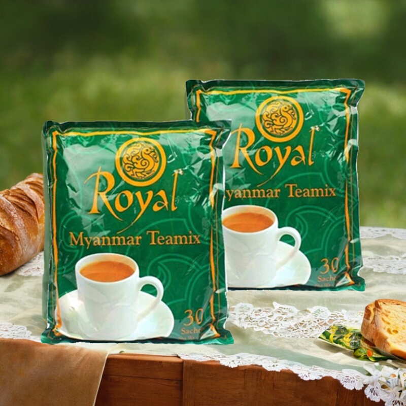 Myanmar Royal Milk Tea Imported from Thailand, Instant Bagged Milk-Flavored Tea Drink Powder, Thai Style Myanmar Royal Milk Tea Imported from Thailand, Instant Bagged Milk-Flavored Tea Drink Powder, Thai Style