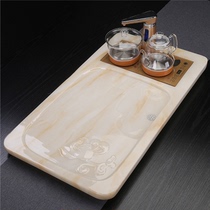 Tea set set office high-end tea tray Stone new light luxury modern household fully automatic integrated drainage