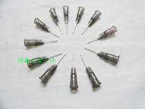Bayonet Point Glue Needle Plastic Base Stainless Steel Point Micellar Glue Mouth Glue Mouth Needle Plastic Base Glue Needle
