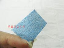 Imported blue High temperature sponge 936 welts of sea cotton with round holes cleaning sponge 55 * 55 soldering iron sponge