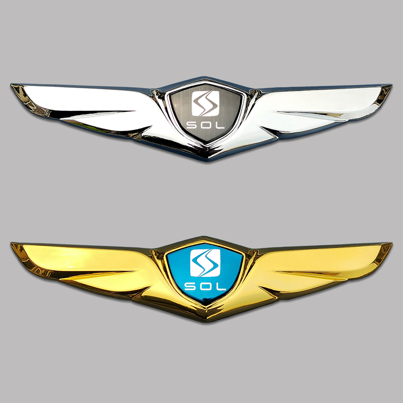 Tho X8 A5 car mark decoration sticker retrofit E40X E10X body sticker tailmark brand full car patch metal wings