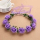 Mori cô gái vòng hoa đội mũ trùm đầu vương miện headband cô dâu hình ảnh đám cưới phụ kiện tóc trẻ em công chúa du lịch hấp dẫn nhiếp ảnh - Phụ kiện tóc