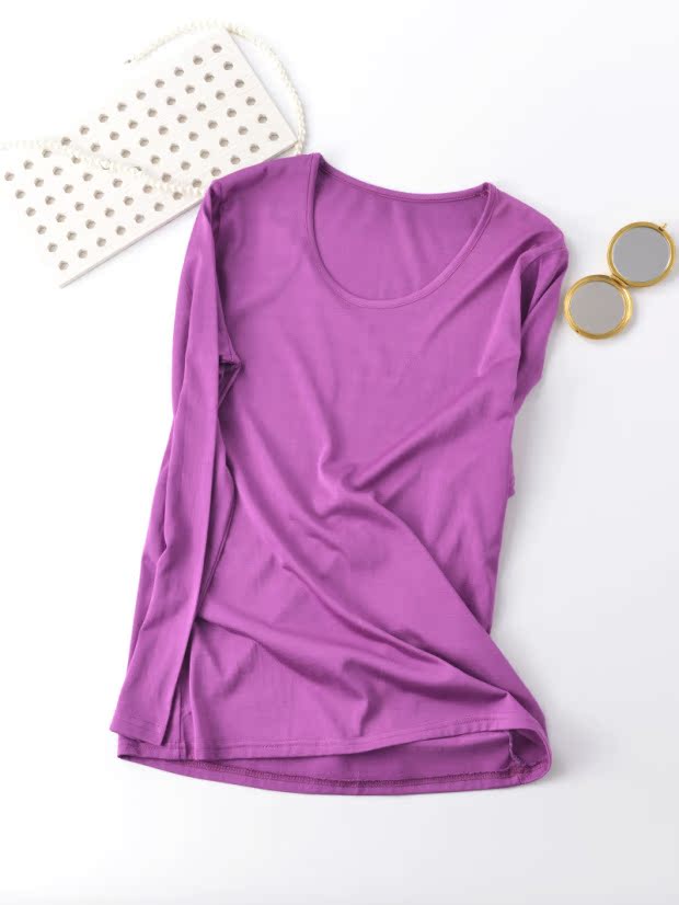 Mùa thu và mùa đông lụa tơ tằm cộng với bộ đồ lót bằng vải cotton dệt kim mùa thu quần dài tay dài chạm đáy áo sơ mi lụa dài quần áo giữ nhiệt nam trung niên