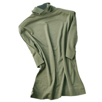 Fine wool turtleneck base shirt female slim Joker Half sleeve Knitting Pullover Solid Color Mid-Sleeve Warm Sweater