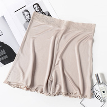 Real Silk Safety Pants Plus Gear Skirt Pants Loose Skirt Anti-light 30% Bottom Pants Mulberry Silk Sleeping Pants Home Pants Summer