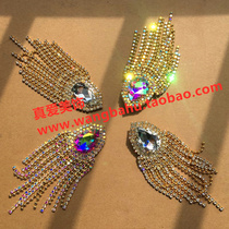 Gold AB Color Drop Flow Su Drill Accessories Clothes Accessories DIY Big Coat Jacket Shoes Cap Decoration Handicraft Head Accessories Drill