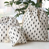 Экологичная ткань для путешествий, сумка для хранения, аксессуар, нижнее белье, униформа, тара, маленькая небольшая сумка, из хлопка и льна