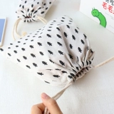 Экологичная ткань для путешествий, сумка для хранения, аксессуар, нижнее белье, униформа, тара, маленькая небольшая сумка, из хлопка и льна