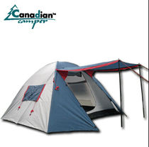 Russian canadian camping tent outdoor camping tent 2 - 4 family couple double storm tent