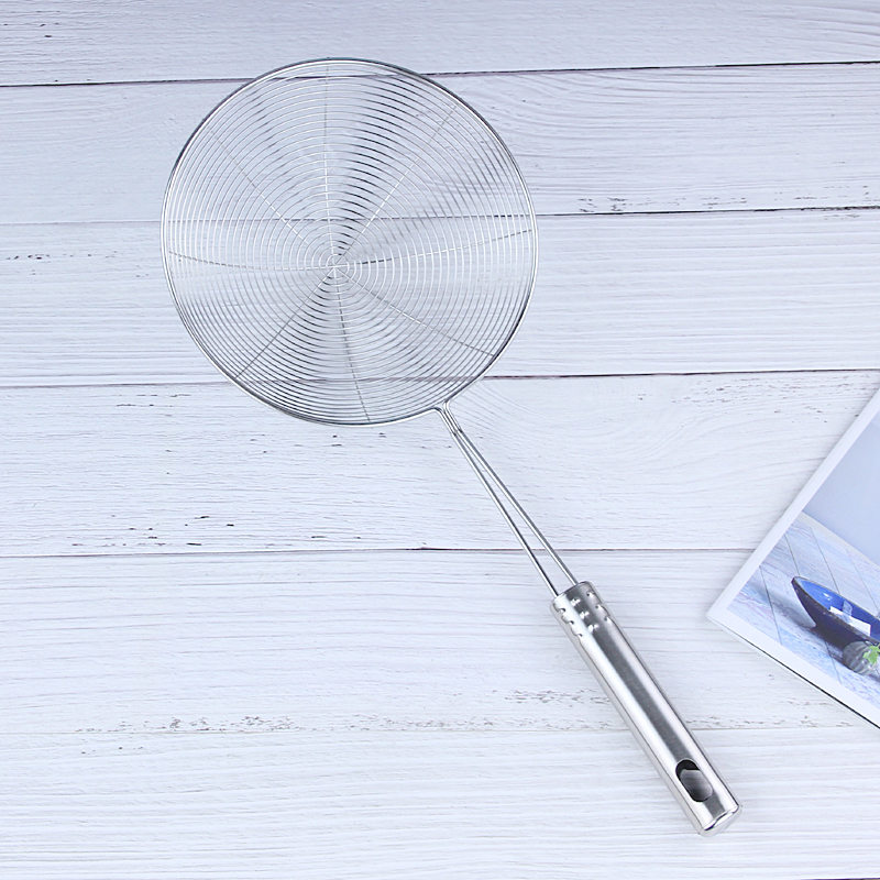 Stainless steel wire leaking beef hot pot leaking spoon fried spoons noodles rice thread water dumplings Hedge Home Kitchen Strainer